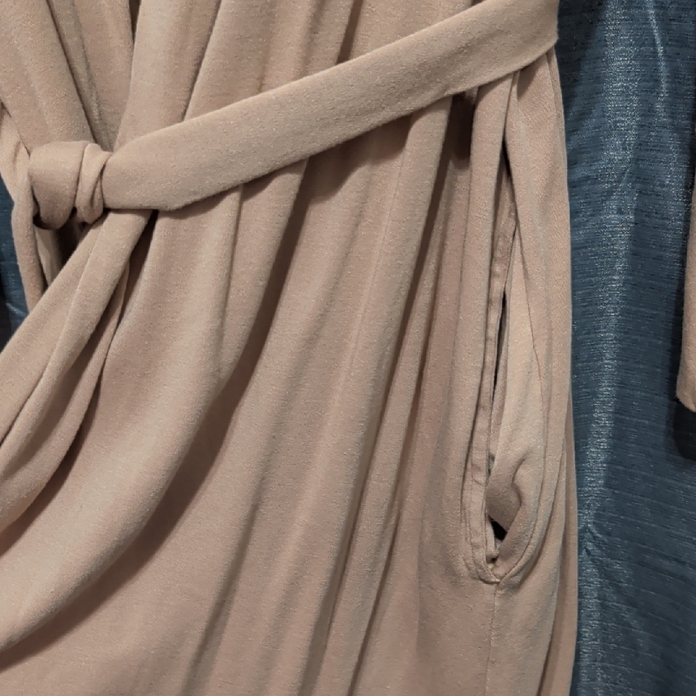Cozy Tan Women's Robe - Picture 3 of 4